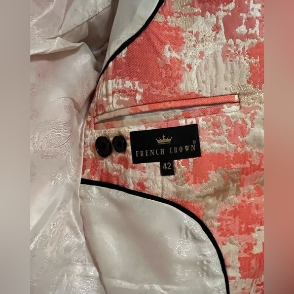 French Crown tuxedo jacket size 42 - Picture 10 of 11